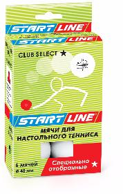 CLUB SELECT 1*, 6 мячей в упаковке, белые